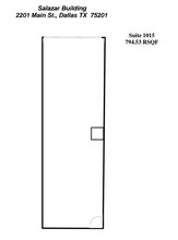 2201 Main St, Dallas, TX en alquiler Plano de la planta- Imagen 1 de 1