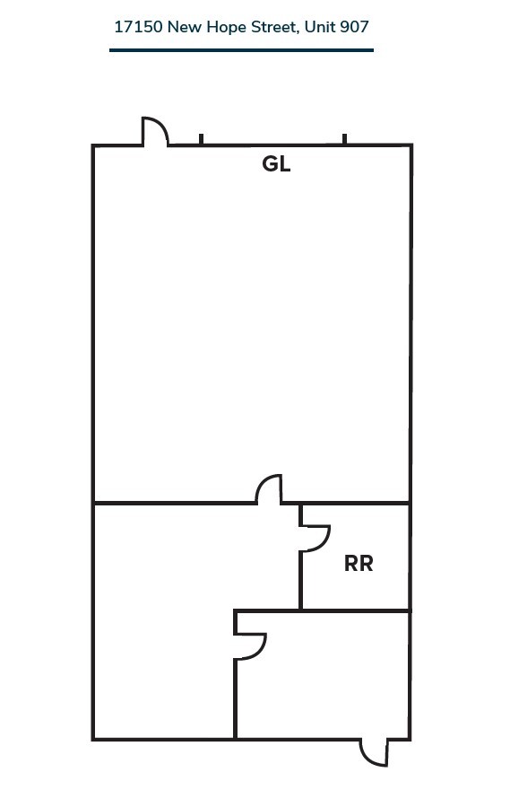 17150 Newhope St, Fountain Valley, CA en alquiler Plano de la planta- Imagen 1 de 1