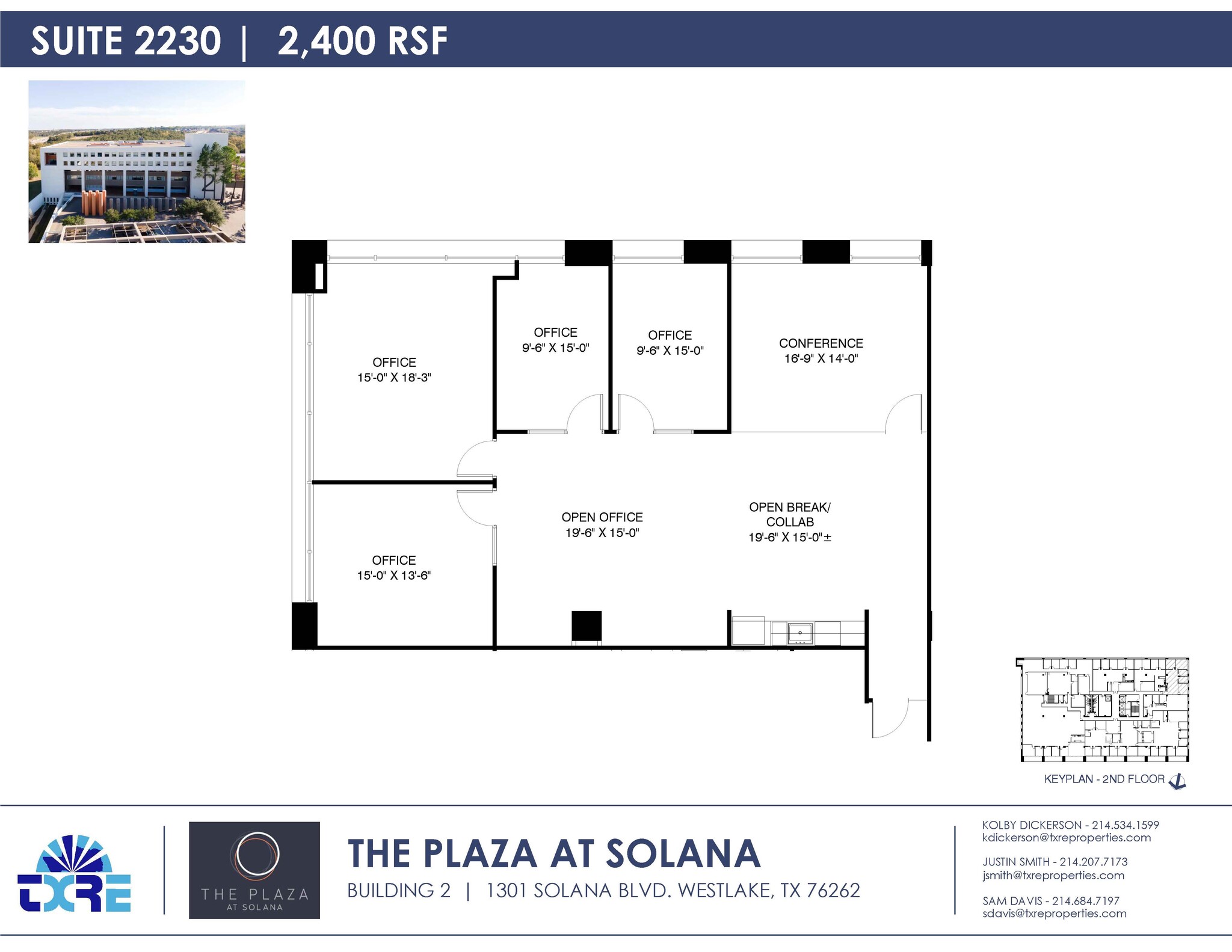 1301 Solana Blvd, Westlake, TX en alquiler Plano de la planta- Imagen 1 de 1