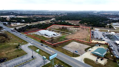 10355 Hwy 29 W, Liberty Hill, TX - VISTA AÉREA  vista de mapa - Image1