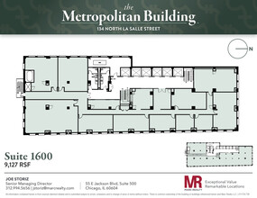 134 N LaSalle St, Chicago, IL en alquiler Plano de la planta- Imagen 1 de 1