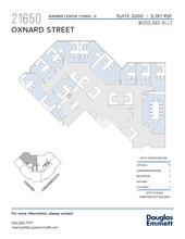 21650 Oxnard St, Woodland Hills, CA en alquiler Plano de la planta- Imagen 1 de 1