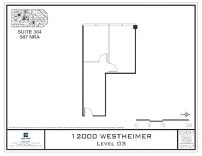 12000 Westheimer Rd, Houston, TX en alquiler Plano del sitio- Imagen 1 de 1