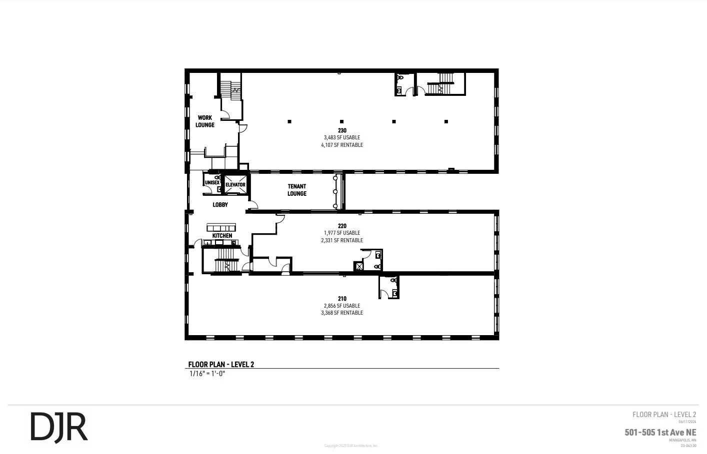 501 1st Ave NE, Minneapolis, MN en alquiler Plano de la planta- Imagen 1 de 1