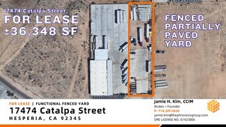 Más detalles de 17474 Catalpa St, Hesperia, CA - Terreno en alquiler