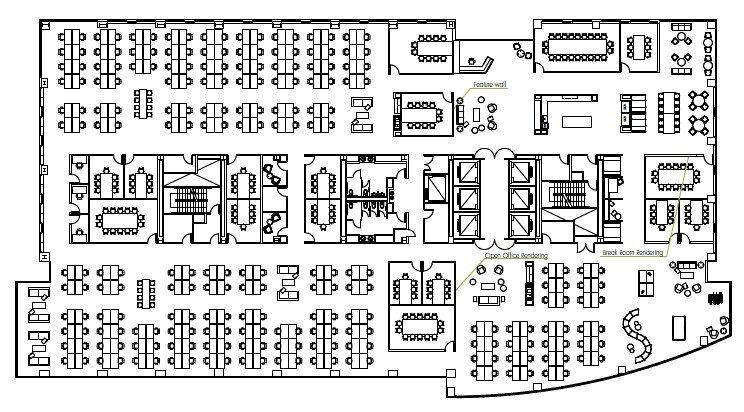 225 W Santa Clara St, San Jose, CA en alquiler Plano de la planta- Imagen 1 de 1