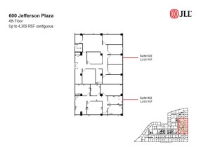 600 Jefferson Plz, Rockville, MD en alquiler Plano de la planta- Imagen 2 de 2