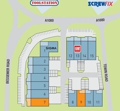Little Mundells, Welwyn Garden City en alquiler Plano del sitio- Imagen 1 de 3