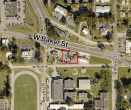 2005 W Baker St, Plant City, FL - VISTA AÉREA  vista de mapa - Image1