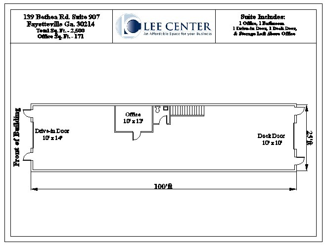 139 Bethea Rd, Fayetteville, GA en alquiler - Plano de la planta - Imagen 3 de 5