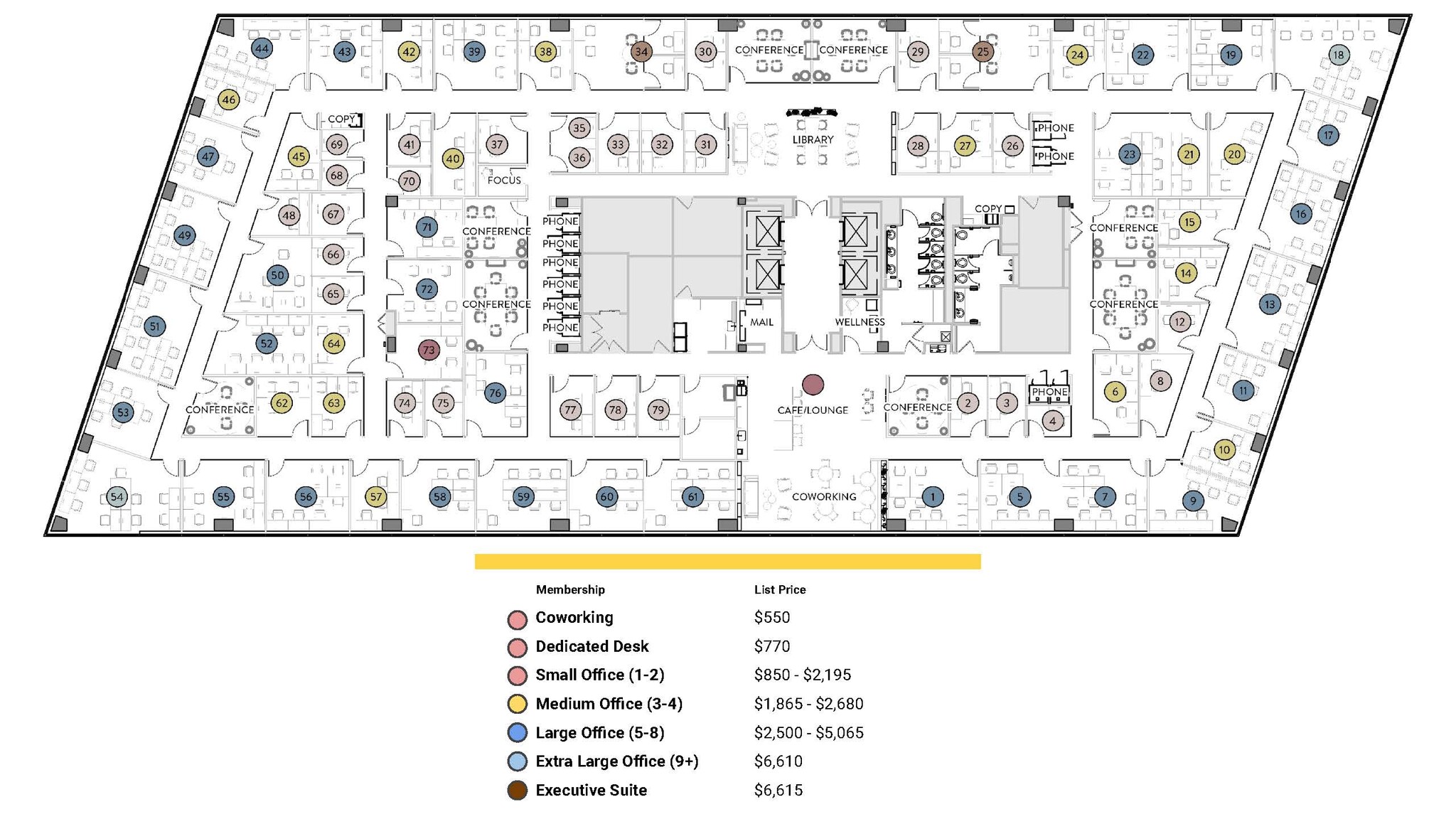 2001 Clayton Rd, Concord, CA en alquiler Plano de la planta- Imagen 1 de 1