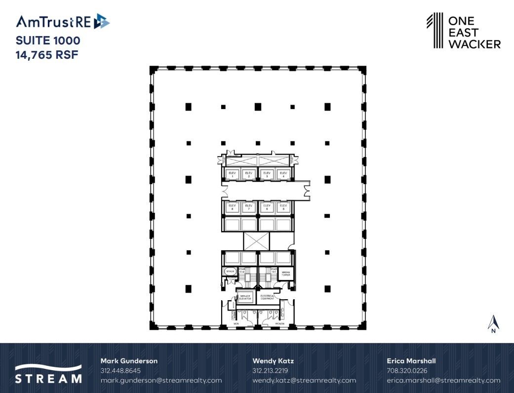 1 E Wacker Dr, Chicago, IL en alquiler Plano de la planta- Imagen 1 de 1