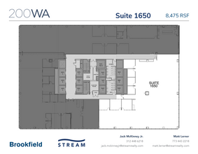 200 W Adams St, Chicago, IL en alquiler Plano de la planta- Imagen 1 de 6