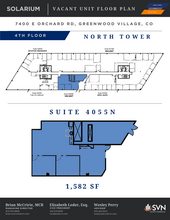 7400 E Orchard Rd, Greenwood Village, CO en alquiler Plano de la planta- Imagen 1 de 1