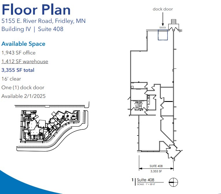 5155 E River Rd, Fridley, MN en alquiler Plano de la planta- Imagen 1 de 1