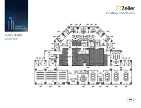 311 S Wacker Dr, Chicago, IL en alquiler Plano de la planta- Imagen 2 de 3