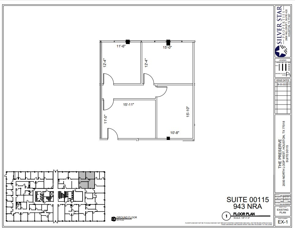 2000 N Loop Fwy W, Houston, TX en alquiler Plano de la planta- Imagen 1 de 1