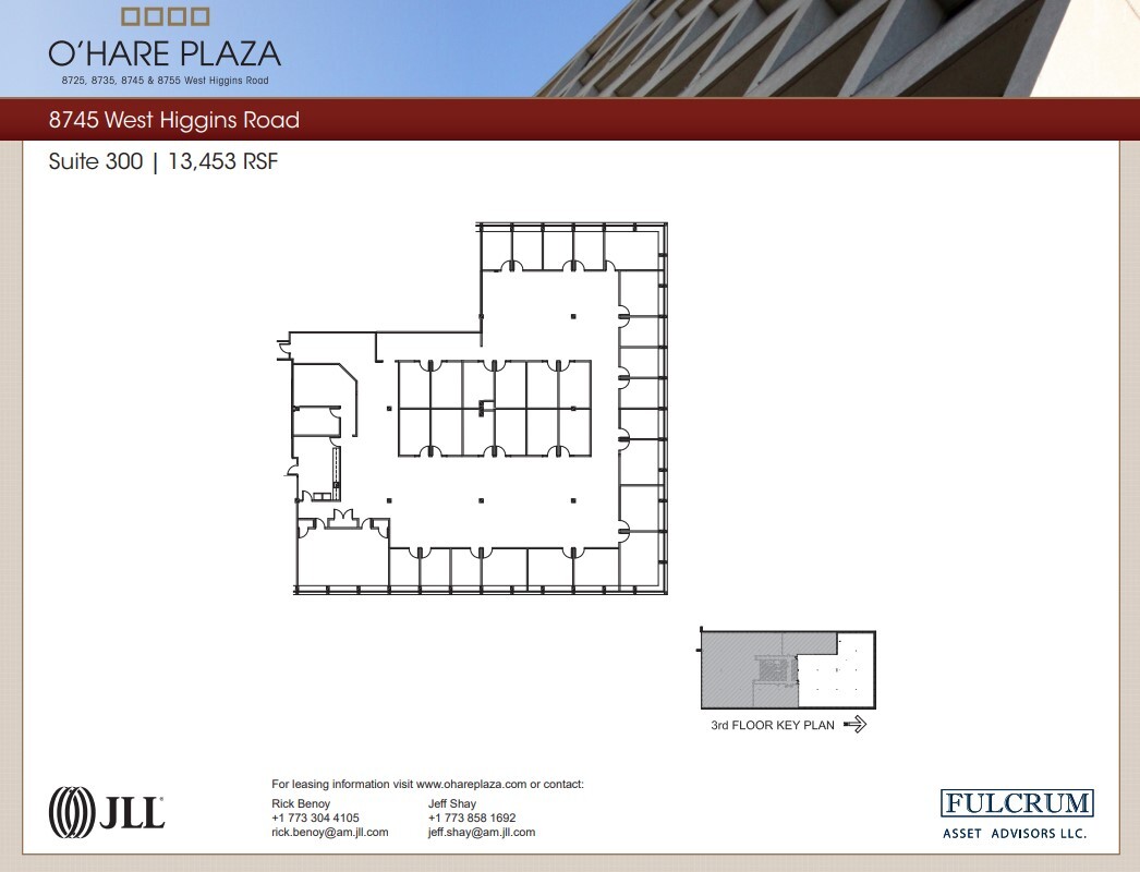 8725 W Higgins Rd, Chicago, IL en alquiler Plano de la planta- Imagen 1 de 1