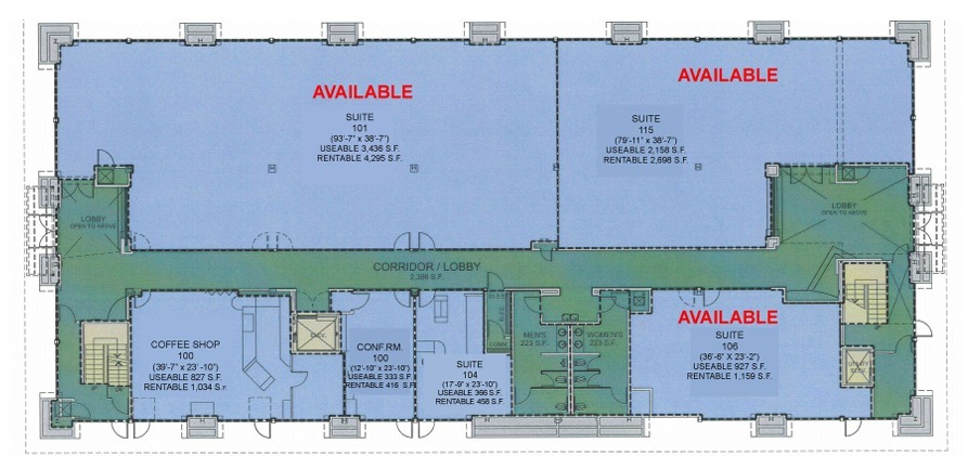 500 S Palm Canyon Dr, Palm Springs, CA en alquiler Plano de la planta- Imagen 1 de 9