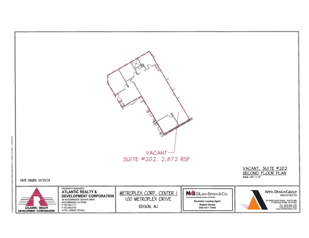 100 Metroplex Dr, Edison, NJ en alquiler Plano de la planta- Imagen 1 de 2