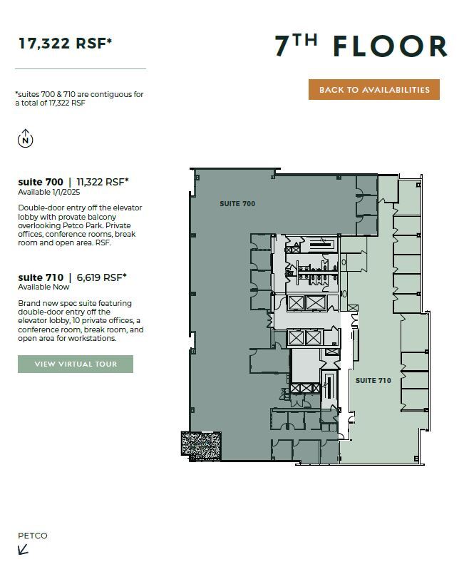 350 10th Ave, San Diego, CA en alquiler Plano de la planta- Imagen 1 de 2