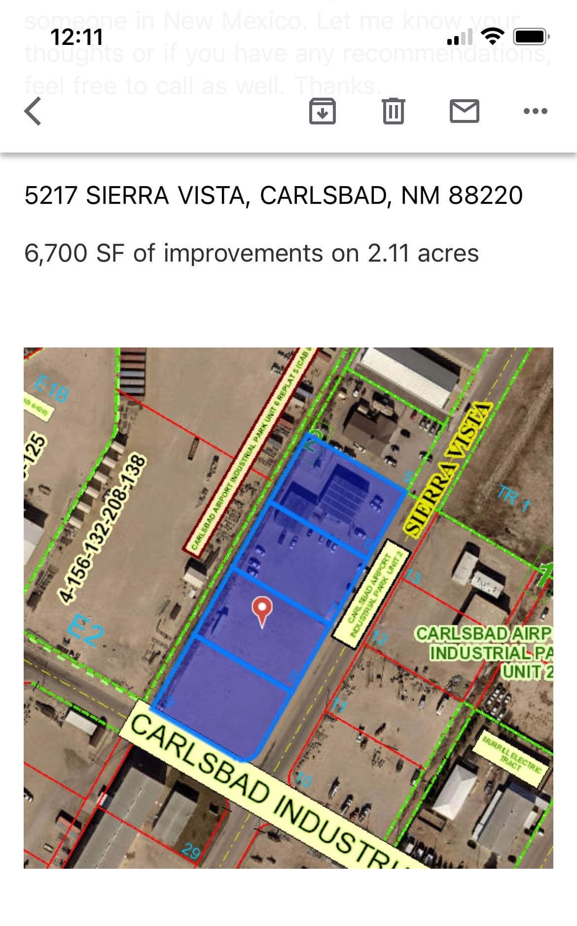 5217 Sierra Vista Dr, Carlsbad, NM en venta Vista aérea- Imagen 1 de 4