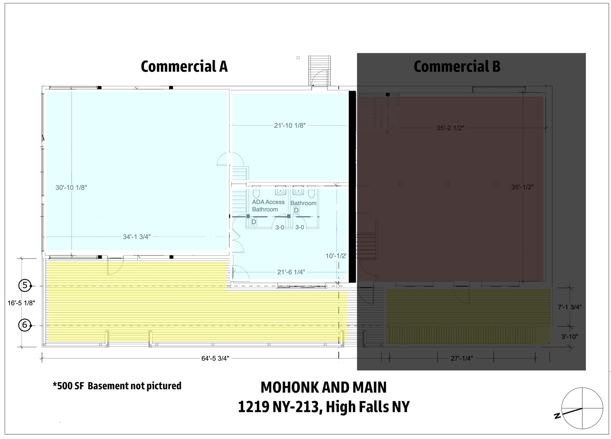 1219 Rt-213, High Falls, NY en alquiler Plano de la planta- Imagen 1 de 10