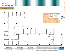 255 Alhambra Cir, Coral Gables, FL en alquiler Plano de la planta- Imagen 1 de 1