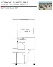 1801 Royal Ln, Farmers Branch, TX en alquiler Plano de la planta- Imagen 1 de 1