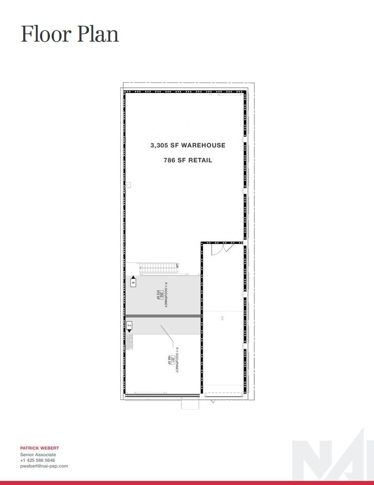 7613 Greenwood Ave N, Seattle, WA en alquiler Plano de la planta- Imagen 1 de 1