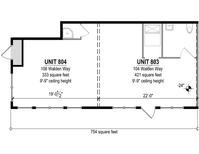 100-148 Walden Way, Mechanicsburg, PA en alquiler - Plano de la planta - Imagen 2 de 18