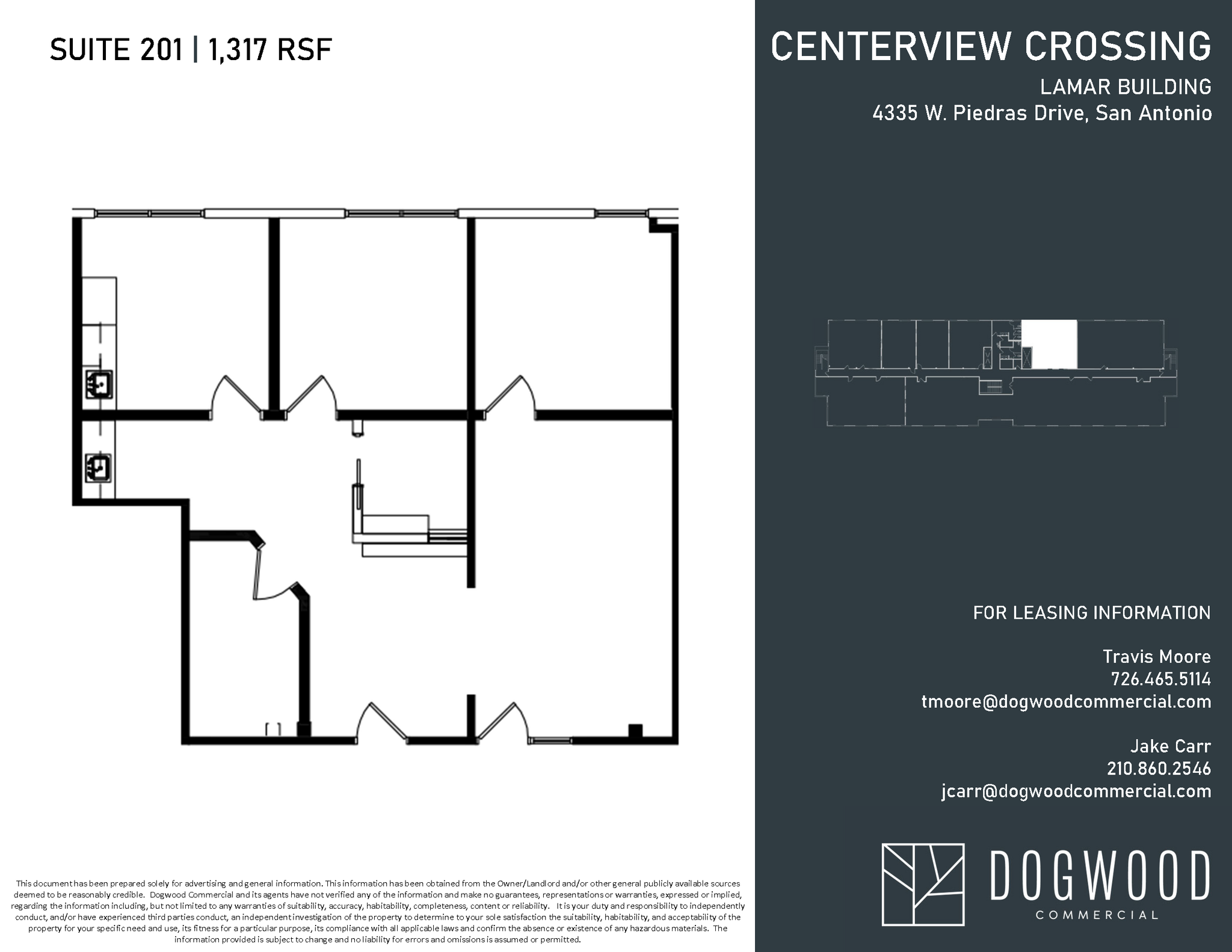 4538 Centerview Dr, San Antonio, TX en alquiler Plano de la planta- Imagen 1 de 1