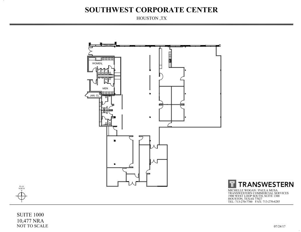 9700-9702 Bissonnet St, Houston, TX en alquiler Plano de la planta- Imagen 1 de 1