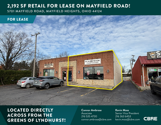 Más detalles para 5701 Mayfield Rd, Mayfield Heights, OH - Locales en alquiler