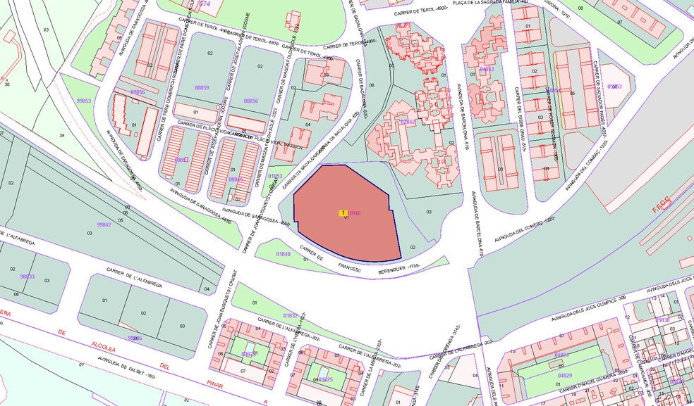 Terreno en Reus, Tarragona en venta - Plano de solar - Imagen 2 de 4