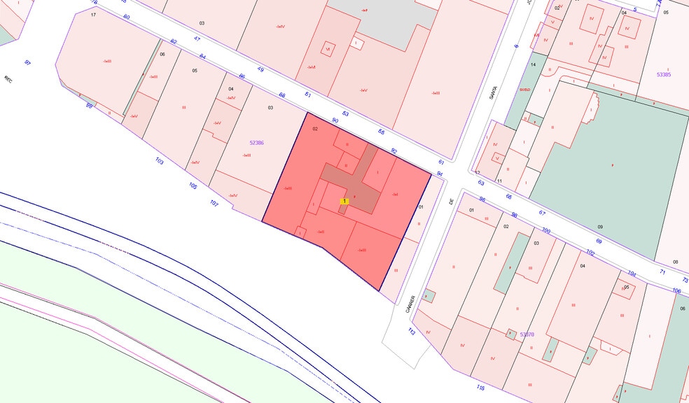 Nave en Igualada, Barcelona en venta - Plano de solar - Imagen 2 de 2