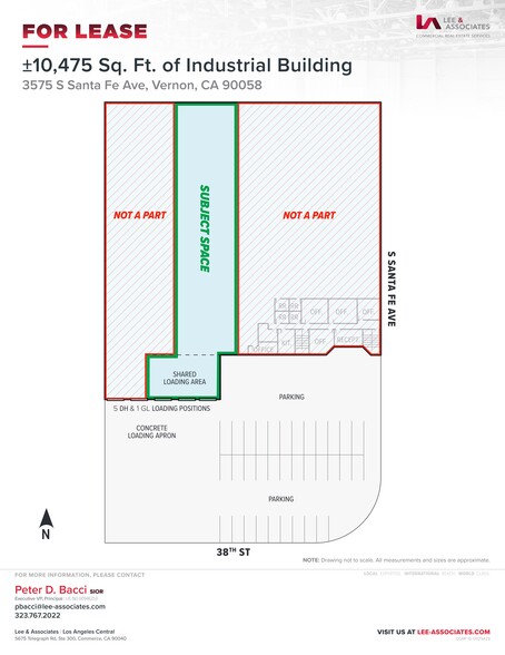 3575 S Santa Fe Ave, Vernon, CA en alquiler - Plano del sitio - Imagen 3 de 3