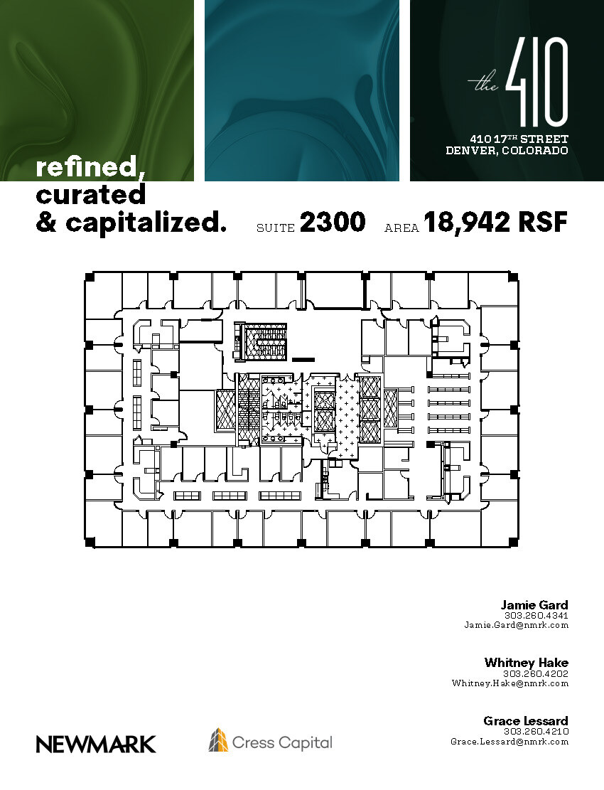 410 17th St, Denver, CO en alquiler Plano de la planta- Imagen 1 de 1