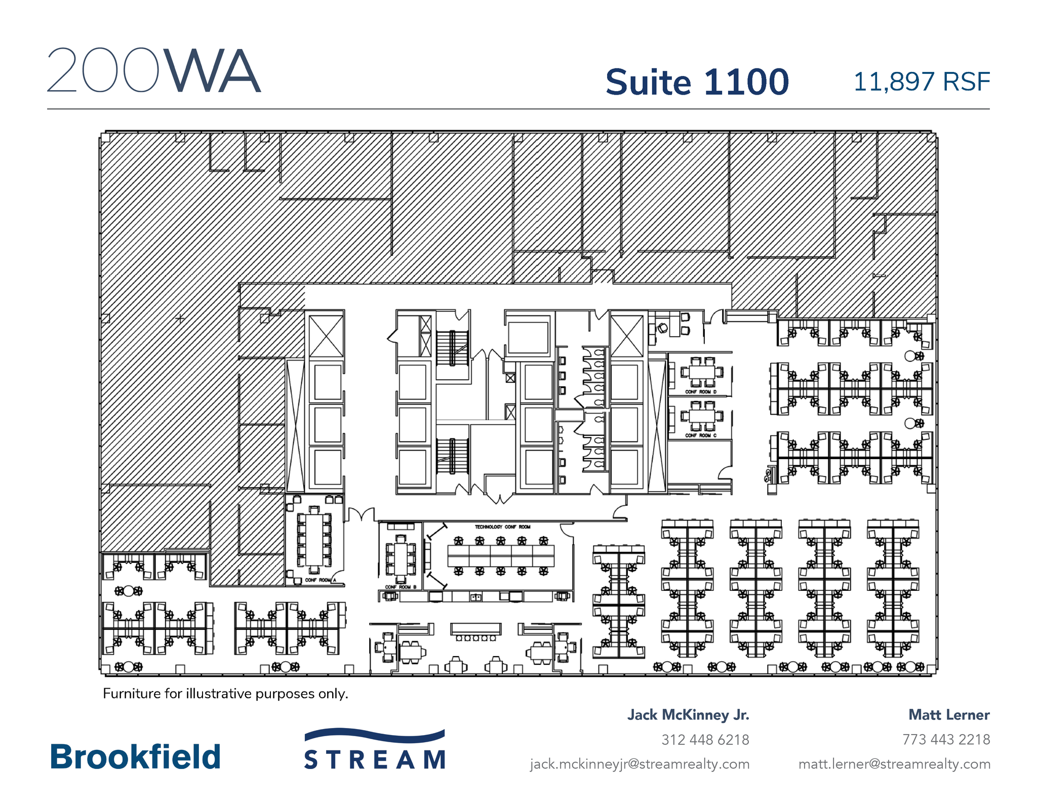 200 W Adams St, Chicago, IL en alquiler Plano de la planta- Imagen 1 de 1