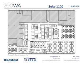 200 W Adams St, Chicago, IL en alquiler Plano de la planta- Imagen 1 de 1