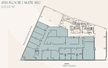 1901 Pennsylvania Ave NW, Washington, DC en alquiler Plano de la planta- Imagen 1 de 1