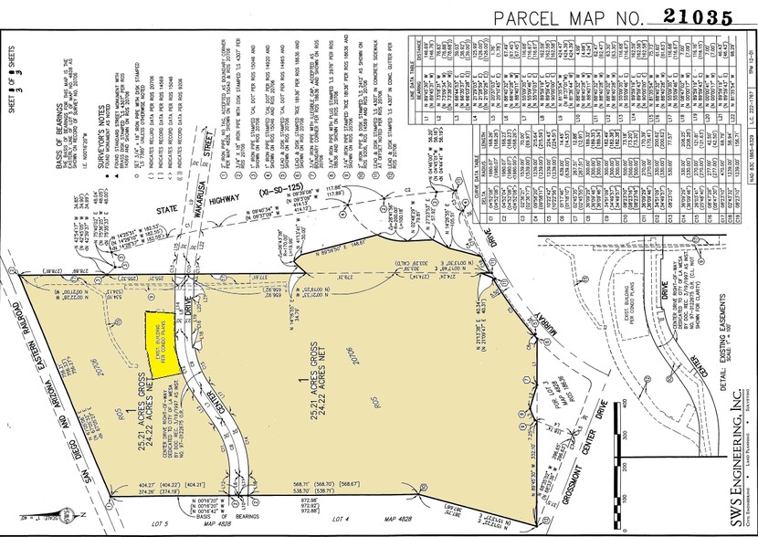 8860 Center Dr, La Mesa, CA en alquiler - Plano de solar - Imagen 2 de 4