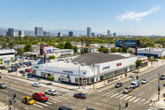 1260-1270 S La Cienega Blvd, Los Angeles, CA - vista aérea  vista de mapa - Image1