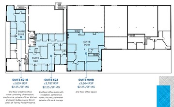 11839-11855 Sorrento Valley Rd, San Diego, CA en alquiler Plano de la planta- Imagen 1 de 1