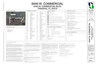 6420-6464 W Commercial Blvd, Lauderhill, FL en alquiler Plano de la planta- Imagen 1 de 5