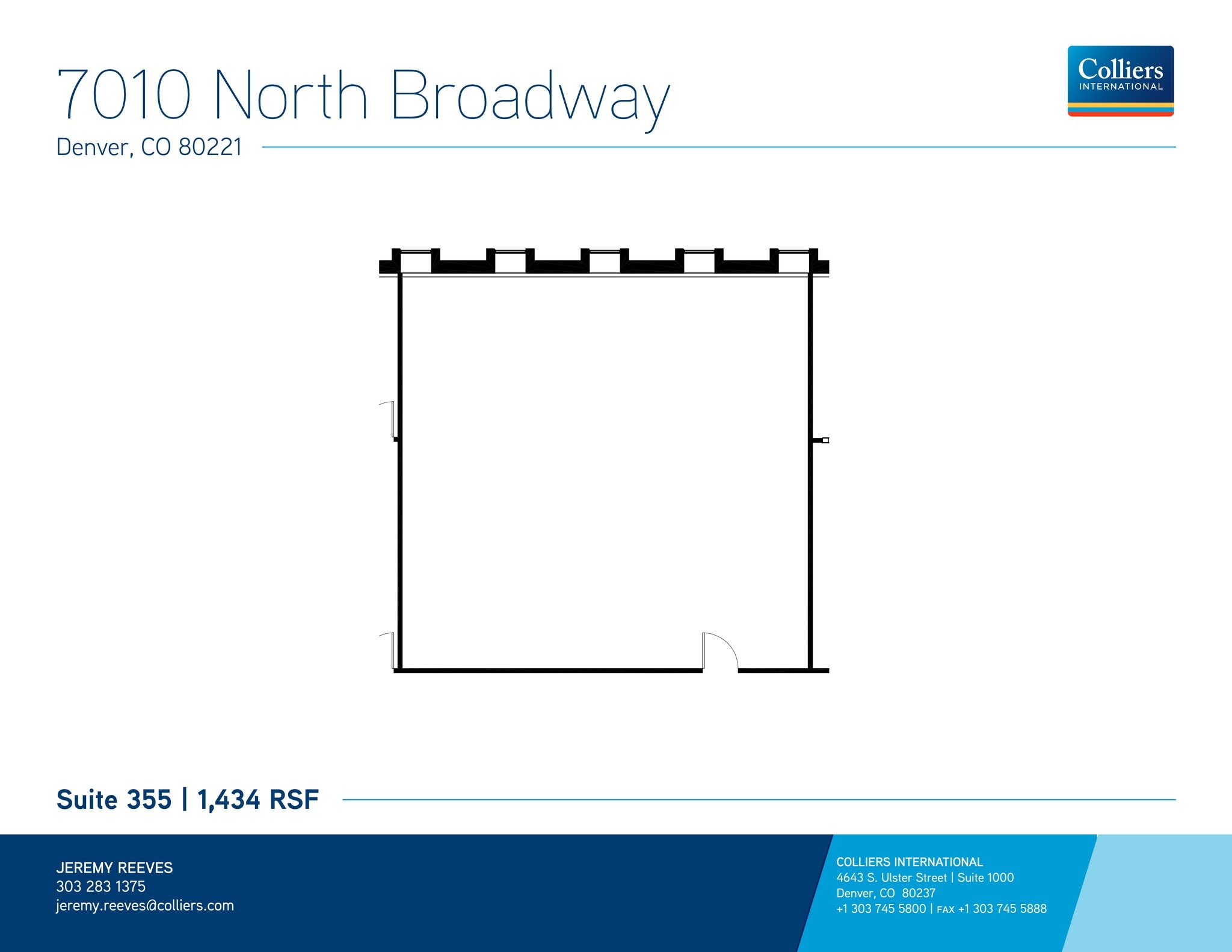 7010 Broadway, Denver, CO en alquiler Plano del sitio- Imagen 1 de 7