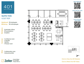 401 N Michigan Ave, Chicago, IL en alquiler Plano de la planta- Imagen 2 de 2