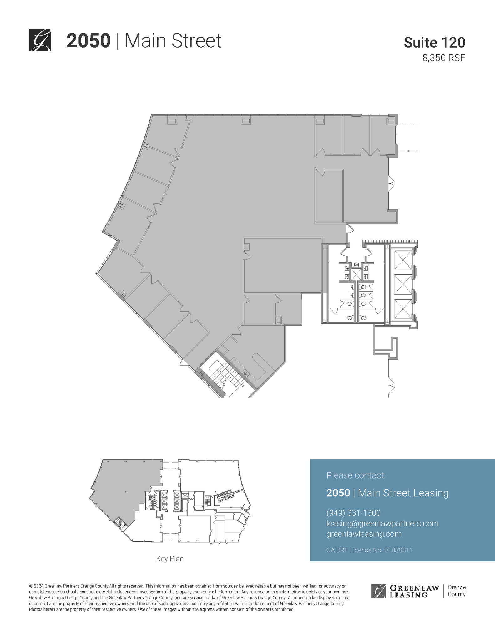 2040 Main St, Irvine, CA en alquiler Plano de la planta- Imagen 1 de 6