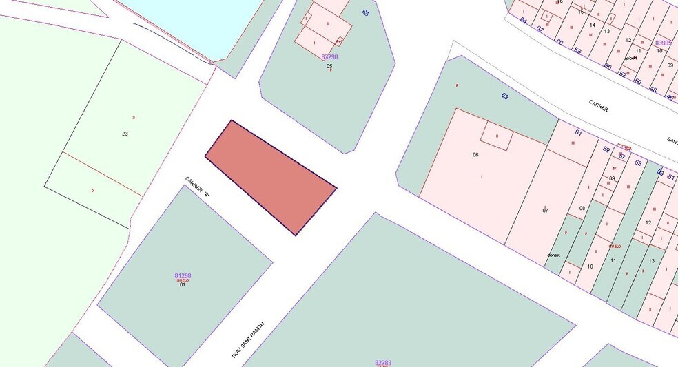 Terreno en Artesa de Lleida, Lérida en venta - Plano de solar - Imagen 3 de 4