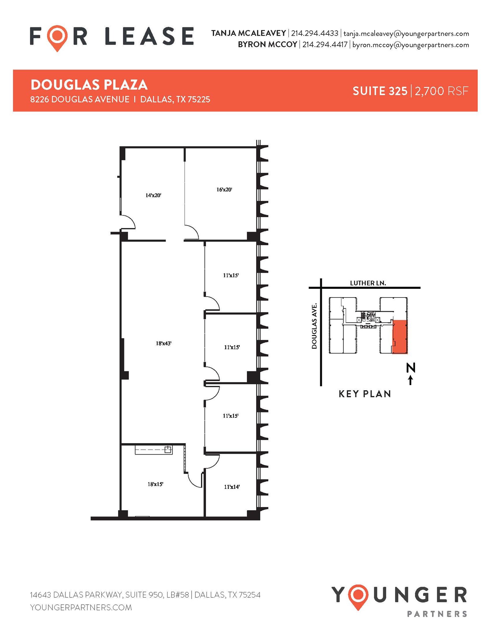 8226 Douglas Ave, Dallas, TX en alquiler Plano de la planta- Imagen 1 de 1